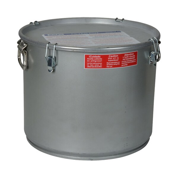 Pot, Oil Filter35 Lbs, W/ Lid